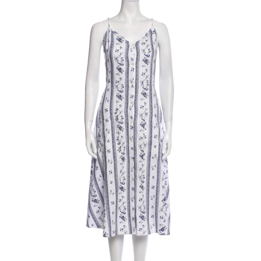 Reformation Blue Floral Dress - SIZE 12